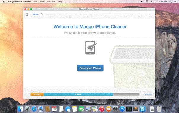 Macgo Free iPhone Cleaner for Mac 1.5.0 full