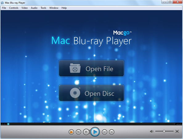 Screenshot of Macgo Windows Blu-ray Player