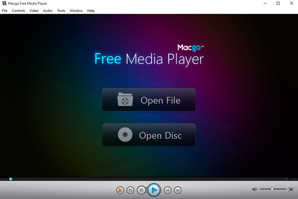 Windows 7 Macgo Free Media Player 2.17.1 full