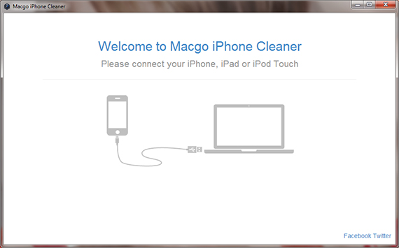 Macgo Free iPhone Cleaner screenshot