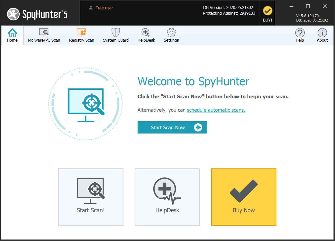 spyhunter malware alternative