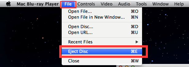 Use software to eject the drive